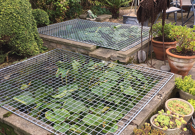 Wire Mesh Pond and Well Covers